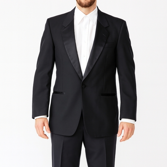 Dior Other - Christian Dior Mens Vintage Monsieur one-button tuxedo blazer Size 39L Formal